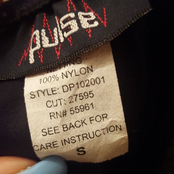 🎁Pulse Black/Blue Baby Blue Polk A Dots Dress - Picture 4 of 5